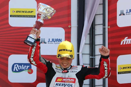 Diogo Moreira - 1st victory in  85 cc Class - Spain