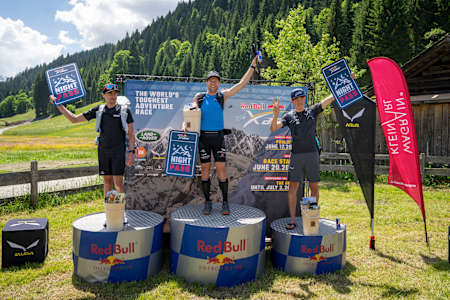 Die Gewinner des Red Bull X-Alps Prologs in Kleinarl, Österreich