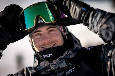 Sebastien Toutant poses for a portrait during Men’s Snowboard Slopestyle at Toyota US Grand Prix in Mammoth Mountain, California, USA on 08 January 2022. 