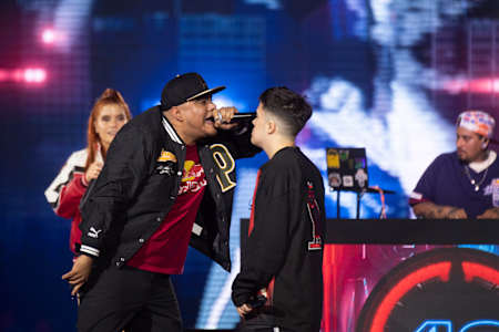 Aczino y Gazir en la Final Internacional de Red Bull Batalla