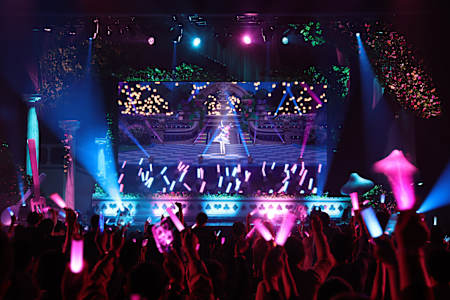 2022年１月28日に豊洲PITで開催された、湊あくあワンマンライブ「あくあ色 in わんだ～☆らんど♪」の模様。