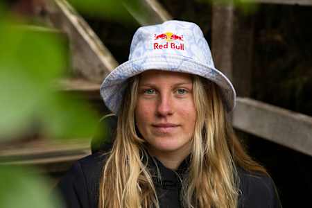 Portrait photo of Sanoa Olin captured in Tofino, British Columbia. 
