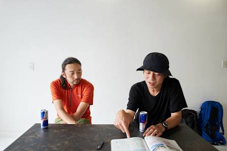 フイナム ランニング クラブ♡の榎本一生さん（写真右）と山本博史さん（写真左）