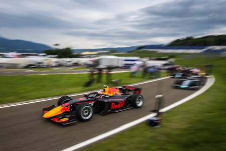 Jehan Daruvala competes at Red Bull Ring in 2020