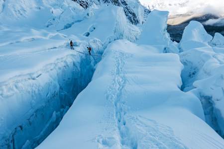 Icefall pod Everestem jest jak lodowy labirynt