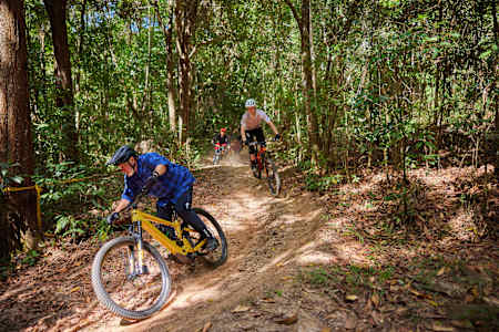 Keen riders take on the Smithfield MTB track in Cairns