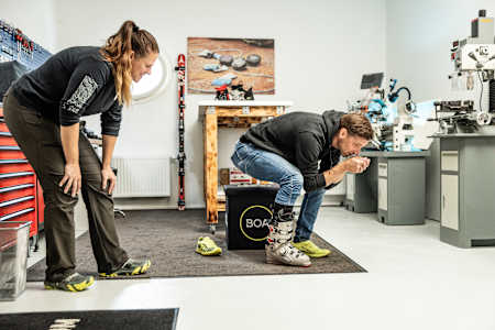 Benni Raich hat das neue BOA Fit System auf Herz und Nieren getestet.