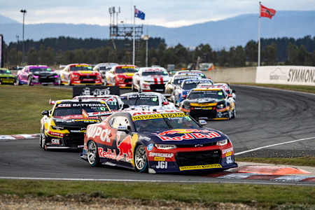 Broc Feeney races during stop 4 of the Supercars Championship