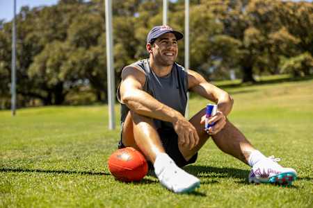 Christian Petracca poses for a portrait in Sydney, Australia