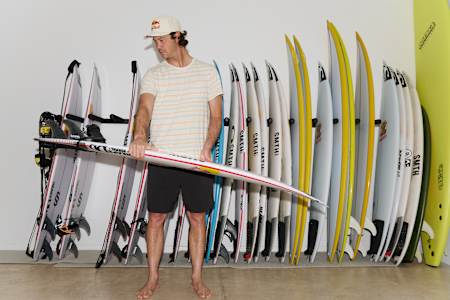 Jordy Smith's surfboards for J-Bay