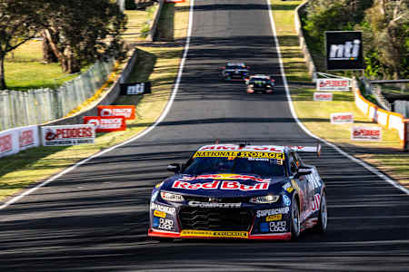 Will Brown races during the Supercars Championship at Mount Panorama