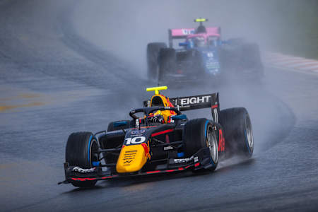 In the rain at Zandvoort