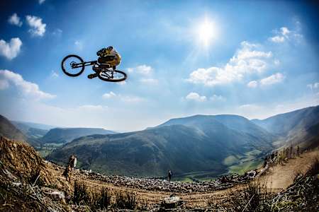 Dan Atherton tackles the first edition of Red Bull Hardline Wales, 2014