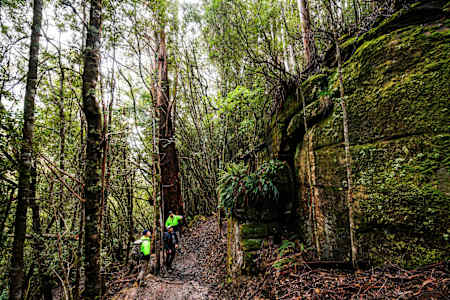 Early line scouting with Simon and his team