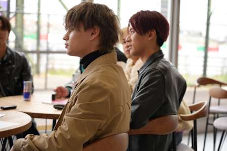 海沼流星(左)　深堀未来(右)