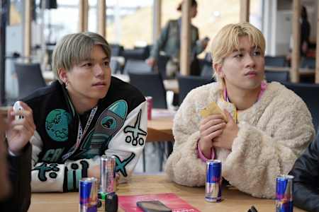 加納嘉将(左)　奥田力也(右)