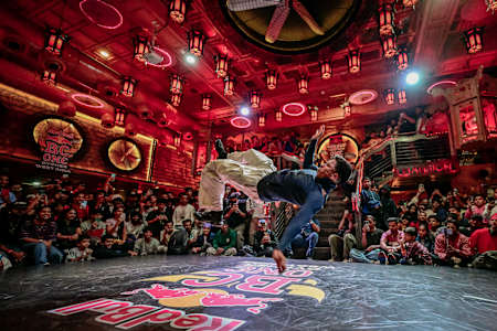 B-Boy Victor em Mumbai, Índia 