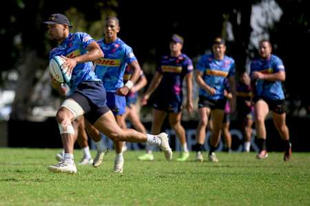 The Stormers in training