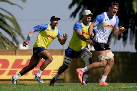 The Stormers in training