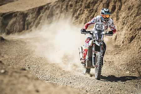 CS Santosh at Rally Du Maroc 2017