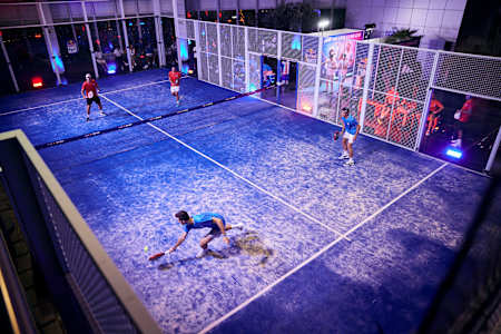 Ale Galán und Juan Lebrón während eines Spiels in Madrid, Spanien, am 28. Juli 2022.