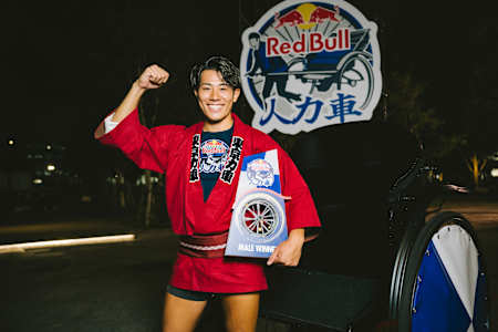 Red Bull 人力車 優勝者 小林歩夢さん