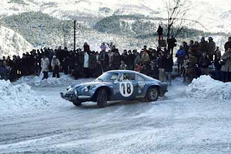 Jean Claude Andruet, Alpine A110, 1973