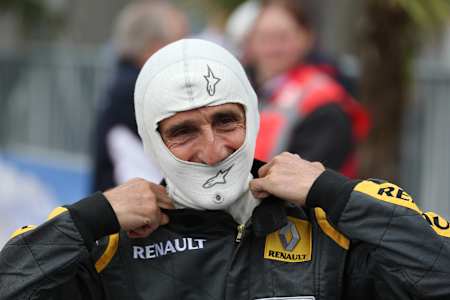 Alain Prost back on track