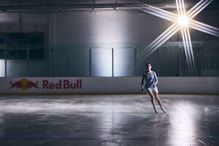 Isabeau Levito skating at Lakewood Ice in Lakewood, CA