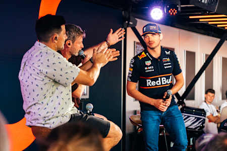 Max Verstappen at Red Bull Pole Position