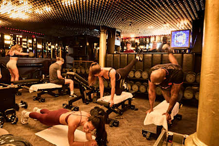 Circuit training session.