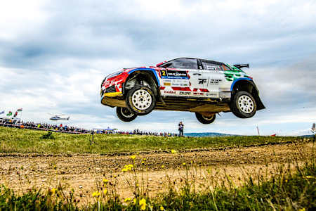 Mabellini was rewarded for making his Fabia fly in the ERC