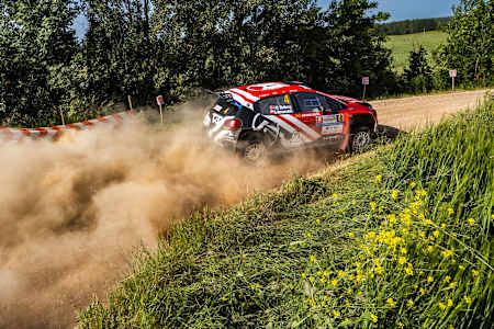 Østberg twice finished on the ERC podium in 2025