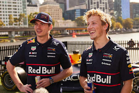 Max Verstappen & Liam Lawson Australië 2025