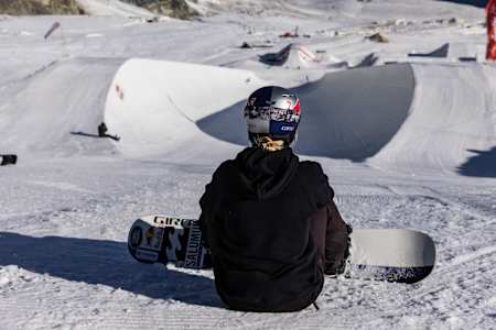 Maddie Mastro at the Red Bull Performance camp in Saas Fee, Switzerland