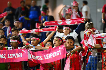 Pequenos torcedores do RB Leipzig