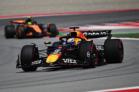 Verstappen i Norris na stazi Catalunya
