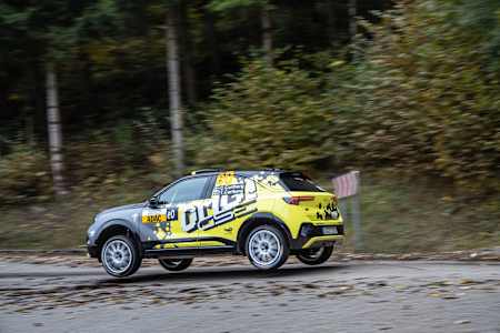 The Mokka GSE Rally is the new base car for the ADAC Opel GSE Rally Cup