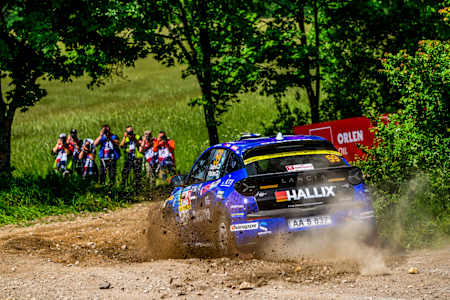 ERC photographers at work on Rally Poland last season