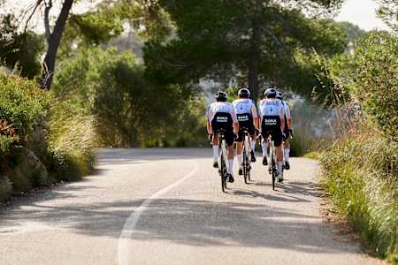 On-bike action on Mallorca