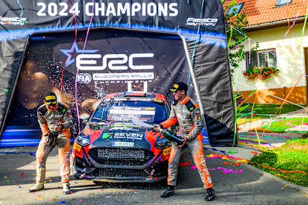 Kohn stepped up to WRC2 after becoming ERC3 champion