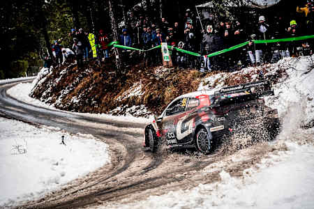 Solberg produced an outstanding drive to claim victory