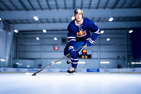 Mitch Marner at a Red Bull photoshoot