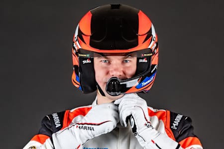 Suninen is heading to the ERC with The Racing Factory