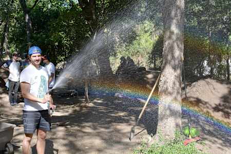 Darrly Nau, creator of rainbows