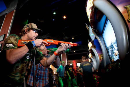 Travis Pastrana at Big Buck Hunter World Championships in Chicago in 2011.