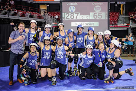 The All Stars celebrate their victory