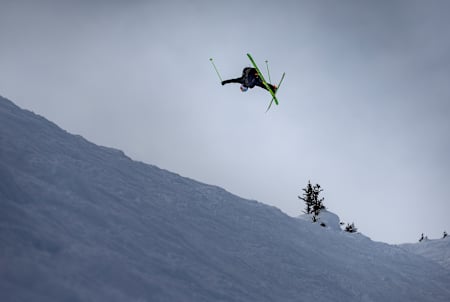 Logan Pehota's Leki Spitfire 3D in action.