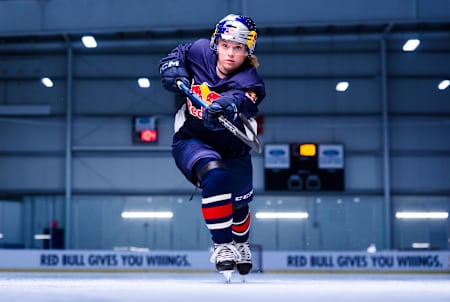 Emma Maltais at a Red Bull Canada Photoshoot