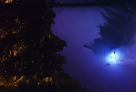 Not exactly what average night-skiing looks like, but you get the point.